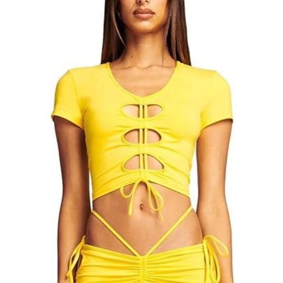 I.AM.GIA Tops - I.AM.GIA Minka Cut Out Tee size S